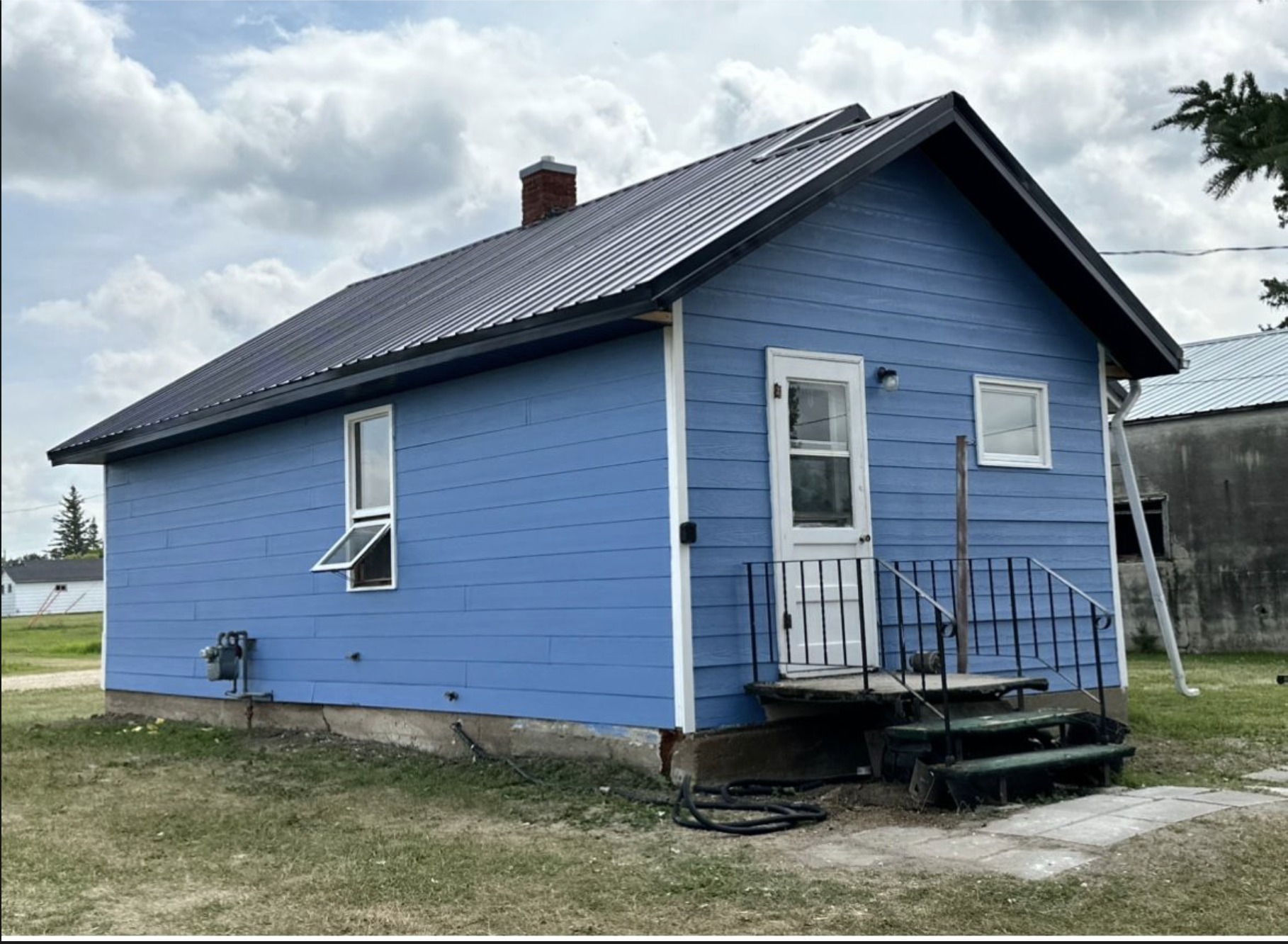 Finished — side view